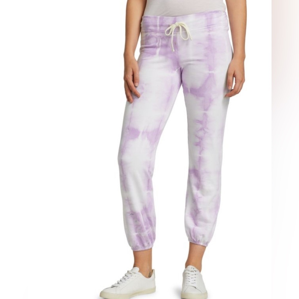 Sundry purple tie dye jogger sweatpants, size 1